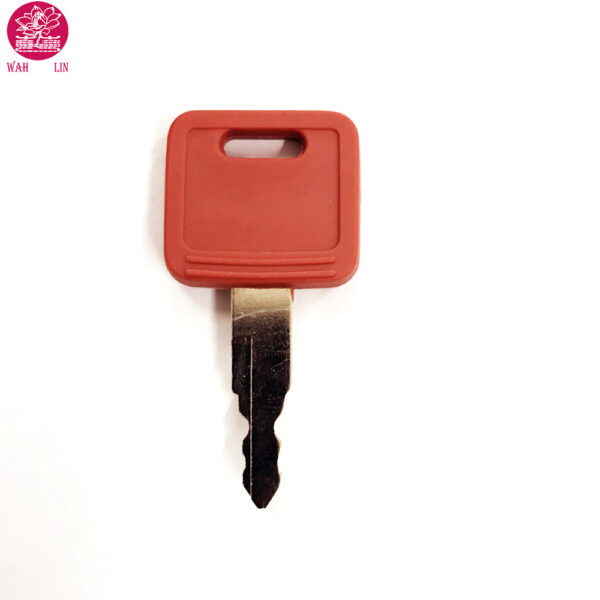Equipment key for John Deere FIAT Case Holland Hitachi Part Number H800R #22P
