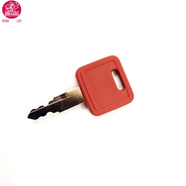 Equipment key for John Deere FIAT Case Holland Hitachi Part Number H800R #22P - Image 2