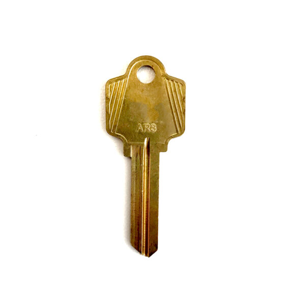 SOLID BRASS AR3 ARROW 6 PIN KEY BLANK