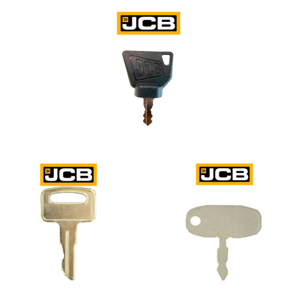 Heavy Equipment Key Set 3 Keys JCB JLG Messy Ferguson