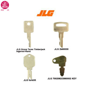 Set of 4 JLG heavy equipment keys fits Case Bobcat John Deer Hyster Snoopy Vermeer Massey Ferguson