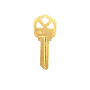 Replacement KW1 brass key blank by Kwikset