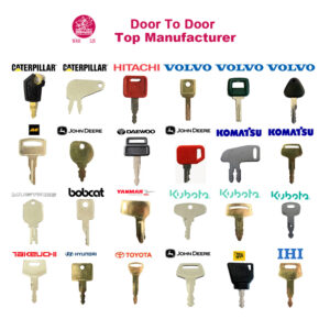 24pcs/set Equipment Key Set,Hitachi, Cat, Kubota, Komatsu, Bobcat,JLG, Daewoo, Ford, JCB, Hyundai, IHI, Yammar