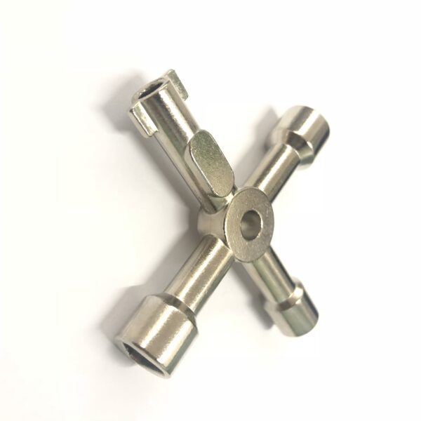 Cross Square Triangle Train Electrical Cabinet Elevator Key - Image 2