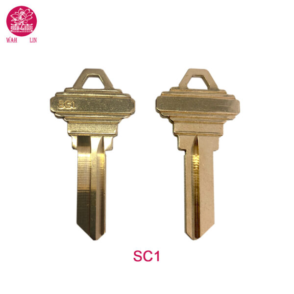 Ilco Schlage SC1 Keyway Brass Key Blanks