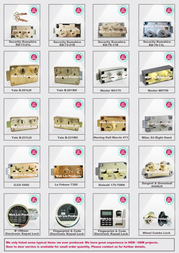 KD-76-11R safe deposit lock for bank - Image 2