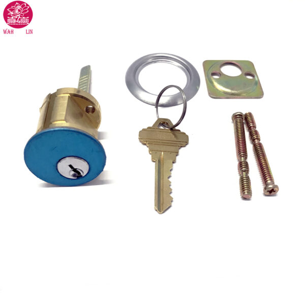 American Quality Standard Round Rim Lock Cylinder Brass Door Lock - Image 2