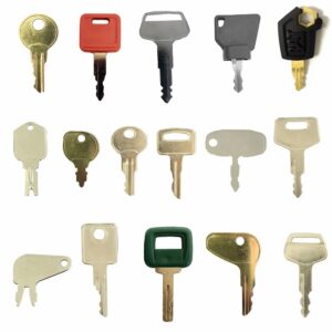 Complete 16 Keys Heavy Equipment / Grand Construction Ignition Key Set