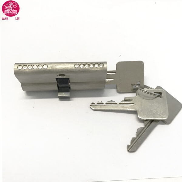 double open solid brass high quality 65mm lock cylinder - Image 3