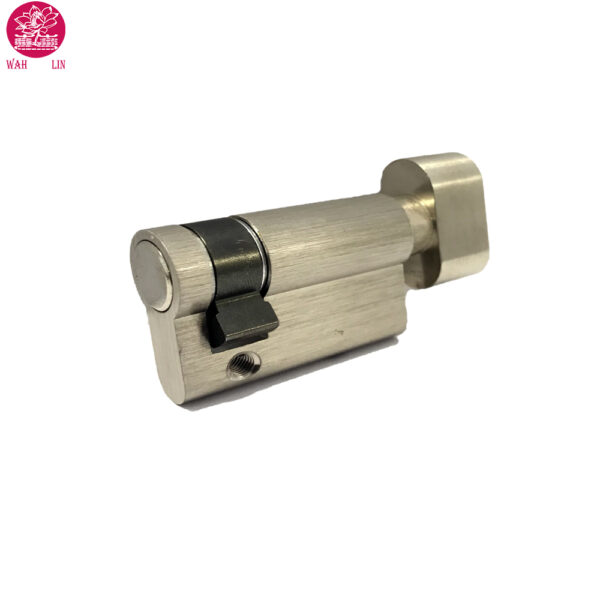 High Quality European Standard Brass Door Locks Key Cylinder With Thumb Turn Knob Single Cylinder - Image 2