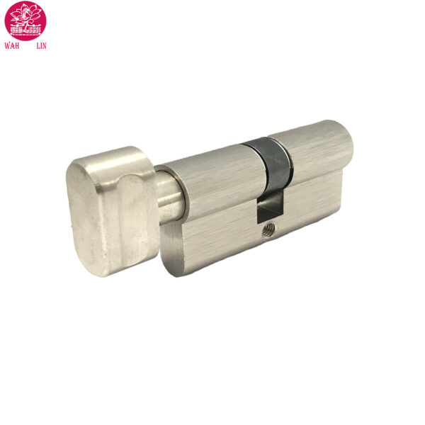 High European Standard 60mm Solid Brass Toilet Bathroom Thumb Turn Lock Cylinder - Image 2
