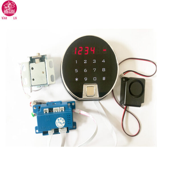 Electronic Lock for Safes with Digital Keypad and Fingerprint Display - Image 3