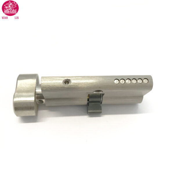 Mortise Brass Door Lock Cylinder 65MM Single Open With Thumb Turn With Customized Design - Image 3