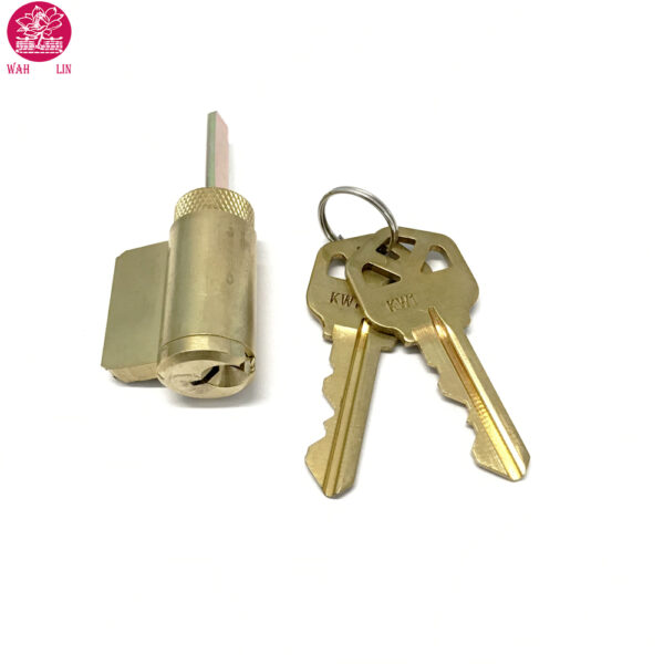 Tumbler Mortise Cylinder with 6 Pin Tumbler Key In Knob Brass Lock Cylinder - Image 3