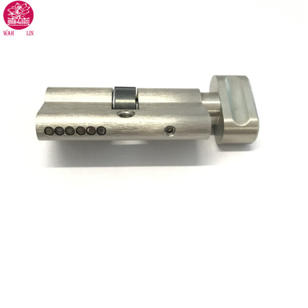 High European Standard 60mm Solid Brass Toilet Bathroom Thumb Turn Lock Cylinder - Image 3