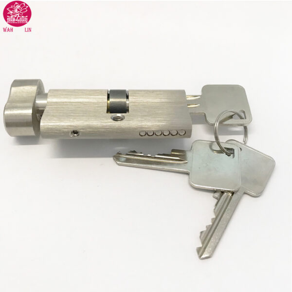 Mortise Brass Door Lock Cylinder 65MM Single Open With Thumb Turn With Customized Design - Image 4