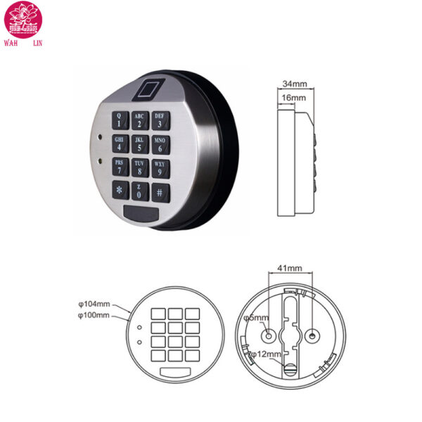 Electronic Safe Lock With Biometric Keypad For ATM - Image 3
