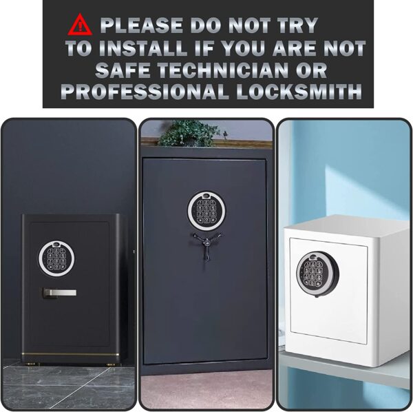 Gun Safe Lock With Swing Bolt Satin Chrome Replace S&G - Image 6