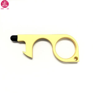 Door Opener Handheld Clean Copper Key - No Touch Hand Tool