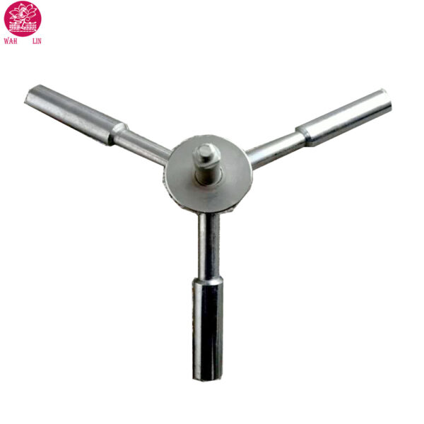 3 Spoke Gun Safe Handle with Chrome Finish / Safe Box Handle, Fireproof Handle - Image 3