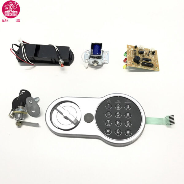 Keypad Function Solenoid Locking System Safe Electronic Lock with Master Key for Office Safe, Home Safe, Values Safe - Image 2