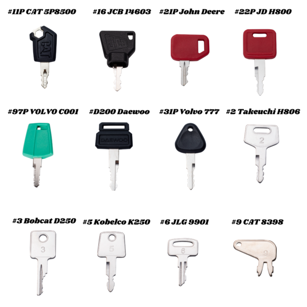 Master 67 Keys Ignition Set For Heavy Equipment & Construction Fits Many Brands - Image 2