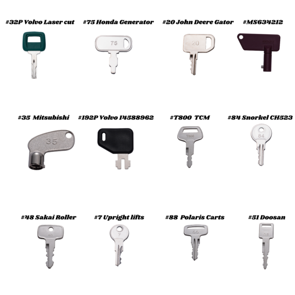 Master 67 Keys Ignition Set For Heavy Equipment & Construction Fits Many Brands - Image 5