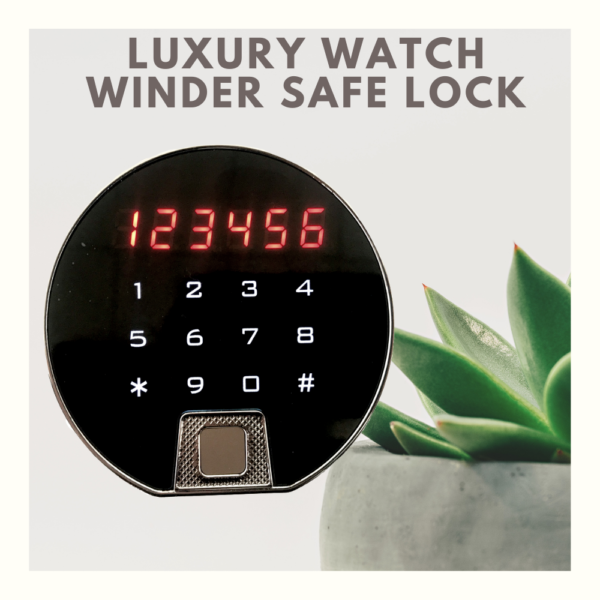 Luxury Watch Winder Box Lock / Touch Screen & Fingerprint Safe Electronic Lock