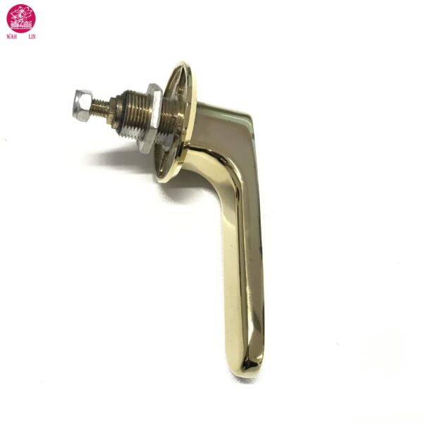 Bright Gold Finish Gun Safe Handle - Small Box Handle - Hotel Cash Box Handle - Image 2