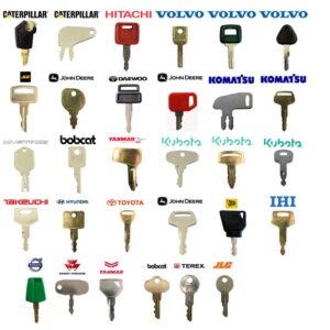 Wah Lin 30 Heavy Equipment Construction Ignition Keys Set Fits Many Models / 30 Keys Heavy Equipment Master Set