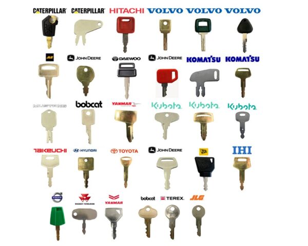 Wah Lin 30 Heavy Equipment Construction Ignition Keys Set Fits Many Models / 30 Keys Heavy Equipment Master Set