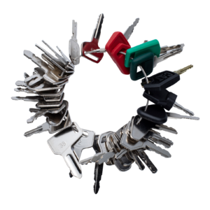 Wah Lin Parts 39 Heavy Construction Ignition Key Set for Equipment Cat Case Deere Komatsu JCB