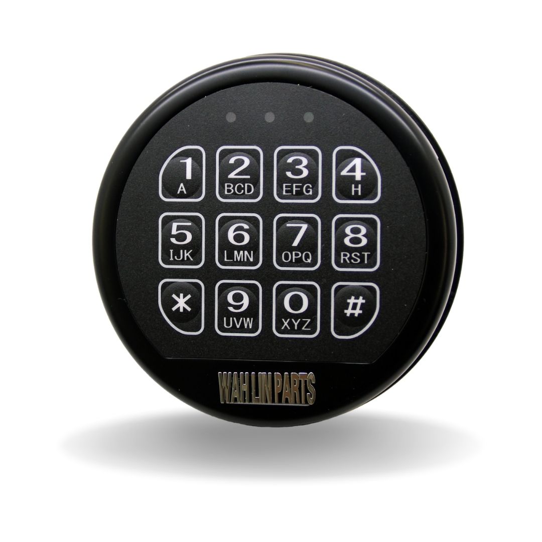Pin Safe Lock Wah Lin Black/Chrome Safe Electronic Lock with Swing Bolt & Solenoid ...