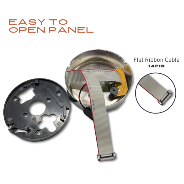 SAFE ELECTRONIC LOCK SOLENOID LOCK & 2 MASTER KEY OVERRIDE W/ CHROME KEYPAD - Image 4