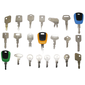 Wah Lin Parts 22 Construction Equipment Key Set for Cat Case Deere Komatsu JCB