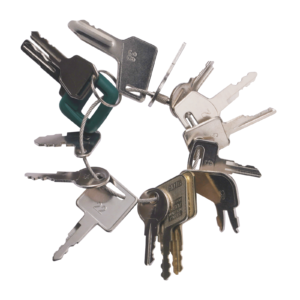 WAH LIN PARTS 15 Equipment Key Set Pack - Heavy Construction Equipment Keys for Caterpillar Case JD Hyster Komatsu Ronis Bobcat JLG JCB Hitachi Volvo Toyota Yanmar and more.