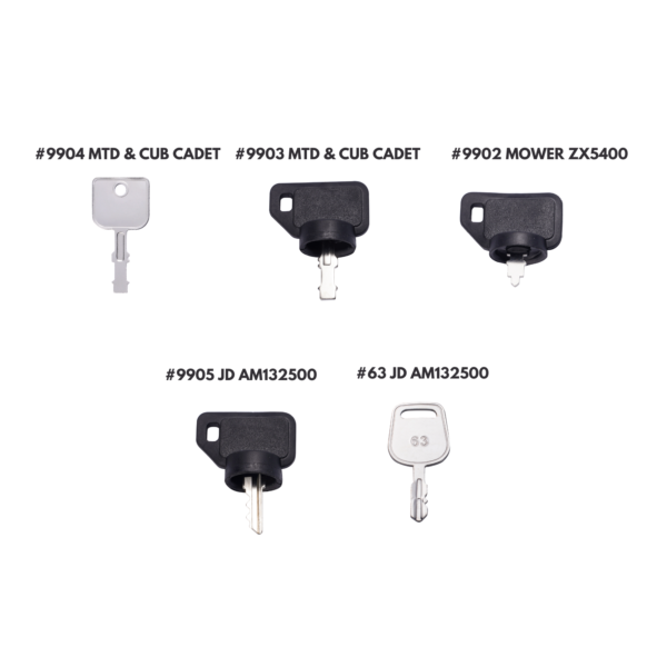 WAH LIN PARTS 10 Equipment Key Set Snow Blower Keys Lawn Mower Keys Fits Toro, MTD, Cub Cadet, Troy-Bilt, Craftsman, Briggs & Stratton, Tecumseh Snow King, Snoopy, Indak, Husqvarna - Image 3