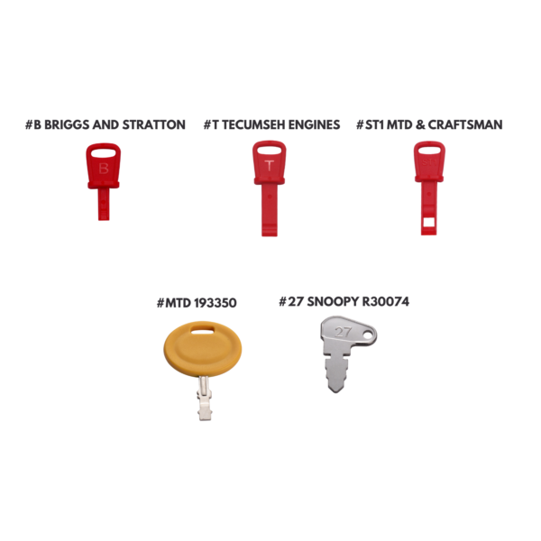 WAH LIN PARTS 10 Equipment Key Set Snow Blower Keys Lawn Mower Keys Fits Toro, MTD, Cub Cadet, Troy-Bilt, Craftsman, Briggs & Stratton, Tecumseh Snow King, Snoopy, Indak, Husqvarna - Image 2