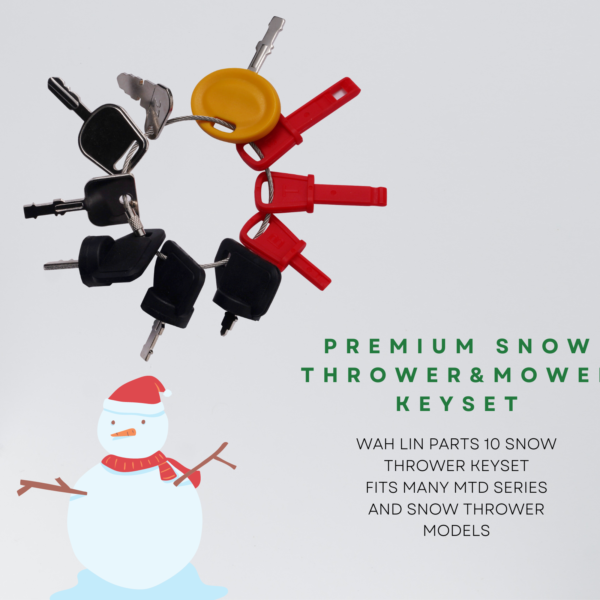 WAH LIN PARTS 10 Equipment Key Set Snow Blower Keys Lawn Mower Keys Fits Toro, MTD, Cub Cadet, Troy-Bilt, Craftsman, Briggs & Stratton, Tecumseh Snow King, Snoopy, Indak, Husqvarna - Image 4