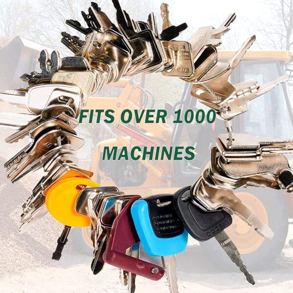 58 Heavy Equipment Keys/Premium Construction Ignition Key Set Fits Caterpillar, Komatsu, Kubota, Case, JD, Yanmar, Daewoo, Hyster, Takeuchi, Ford, New Holland and More - Image 6