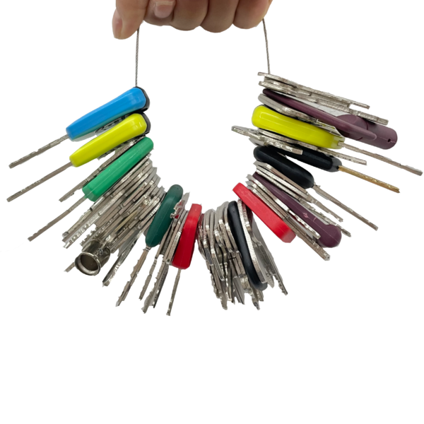 55 Premium Master Heavy Equipment Keys Set, Universal Construction Worker Equipment Spare Parts, Fits Caterpillar CAT Case JCB John Deere Kubota Komatsu Hyster Crown Takeuchi & More - Image 4