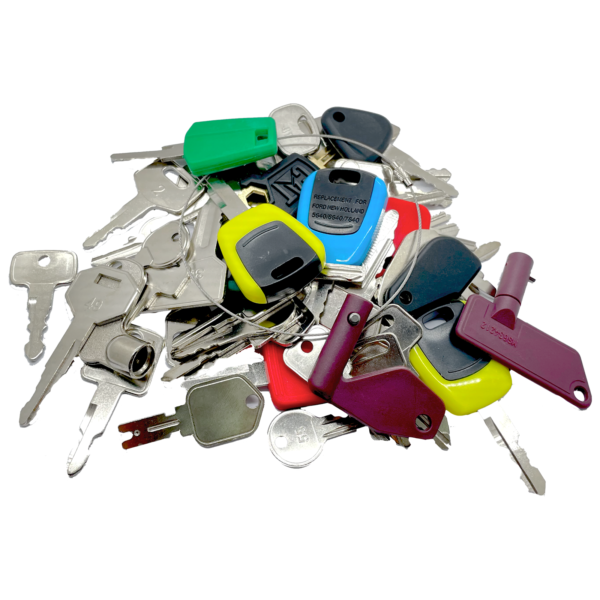 55 Premium Master Heavy Equipment Keys Set, Universal Construction Worker Equipment Spare Parts, Fits Caterpillar CAT Case JCB John Deere Kubota Komatsu Hyster Crown Takeuchi & More - Image 6