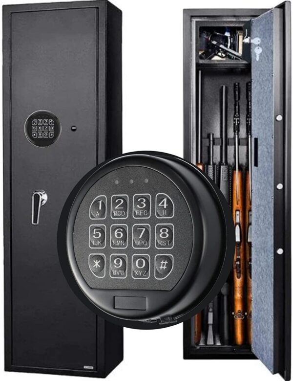 Gun Safe Lock Replacement Black Keypad with Solenoid Lock,Safe Electronic Lock for Most Common Safes - Image 6
