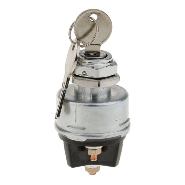 12 Volt Forklift Tractor Universal 3 Position Ignition Starter Keys Switch - Image 4