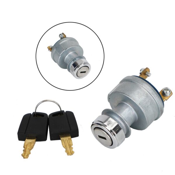 Starter Ignition Switch For Caterpillar 9G7641 9G-7641 With 2 Keys - Image 3