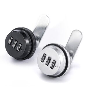 3-Digit Combination Mailbox Lock 7/8" Rotary Tongue Cam Lock for Cabinet Drawer