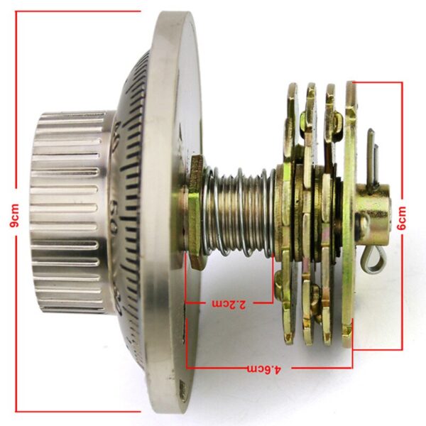 Mechanical code disk lock Vault password lock Safe deposit box Accessories - Image 5