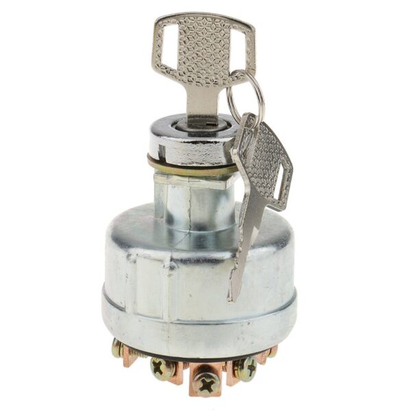 Replacement 6 Terminals Ignition Switch Lock for Marine Tractor Forklift - Image 4