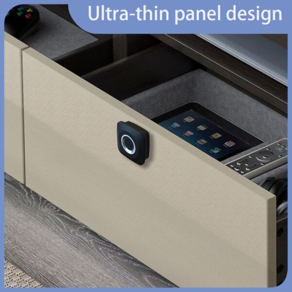 Fingerprint Lock Smart Cabinet Locks Biometric Keyless Furniture Drawer Cabinet Wardrobe Fingerprint Locks For Drawer Cabinet - Image 3