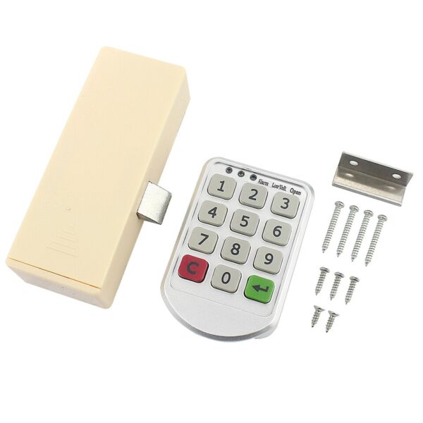 Smart digital password drawer lock cabinet door lock wardrobe lock electronic door lock free wiring